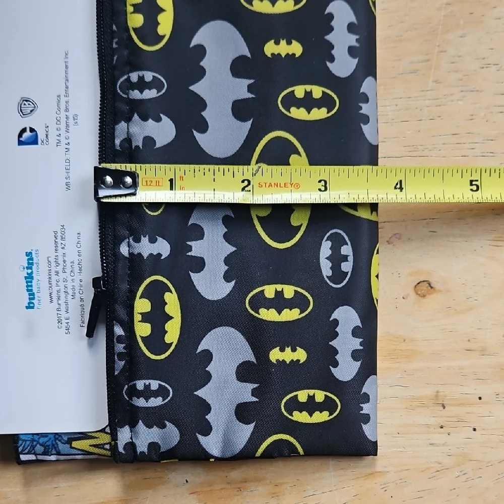 Bumkins Batman Snack Bags - Black and Blue Comic Design - Picture 10 of 12